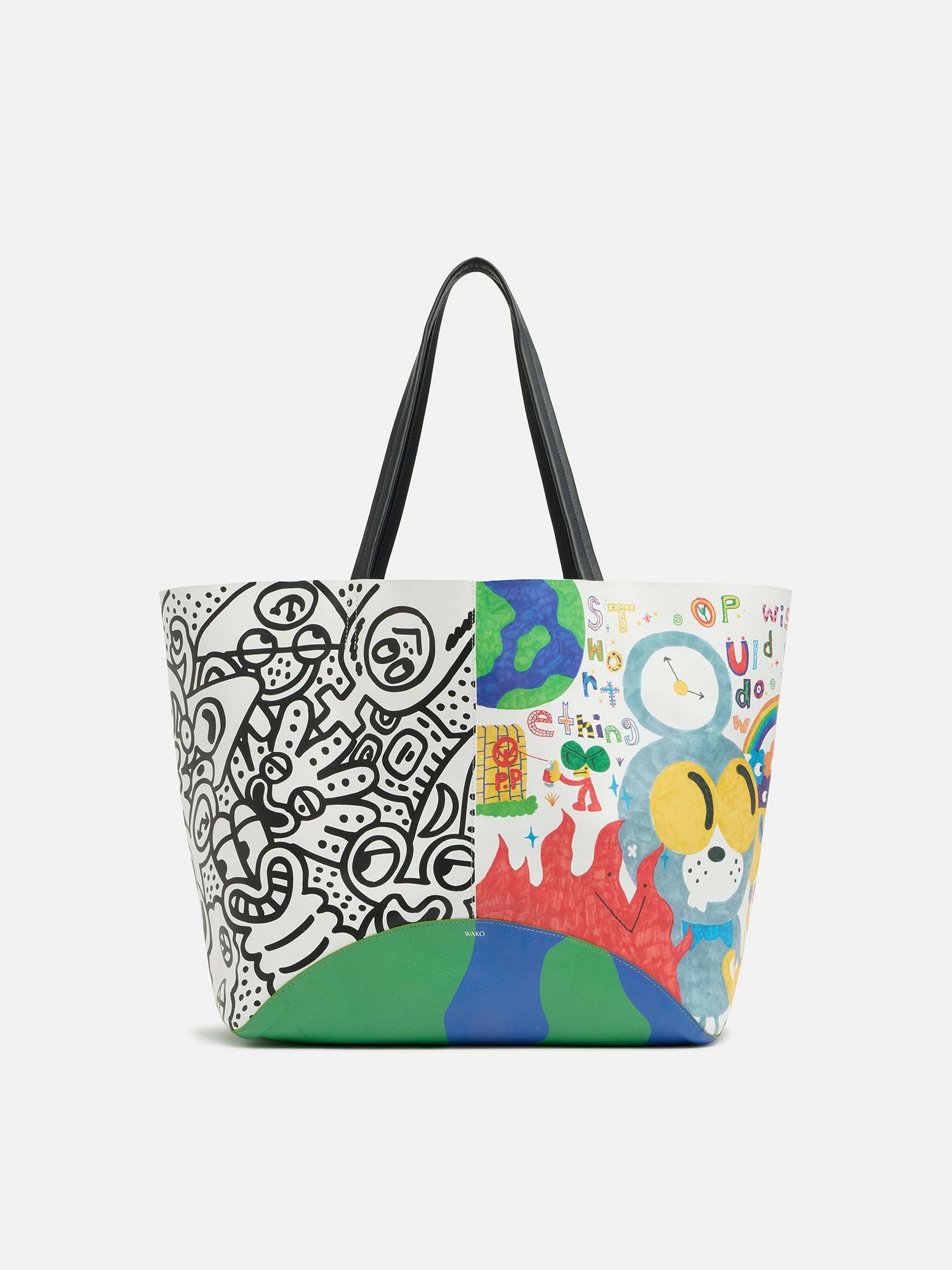 MANACO トートバッグ TOMASONコラボレーション ホワイト |トートバッグ