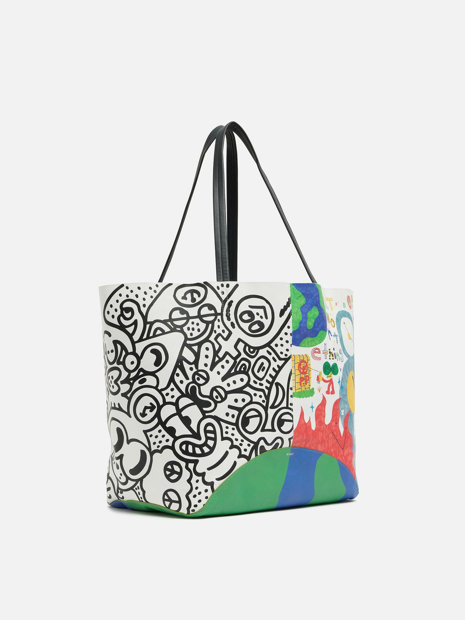 MANACO トートバッグ TOMASONコラボレーション ホワイト |トートバッグ