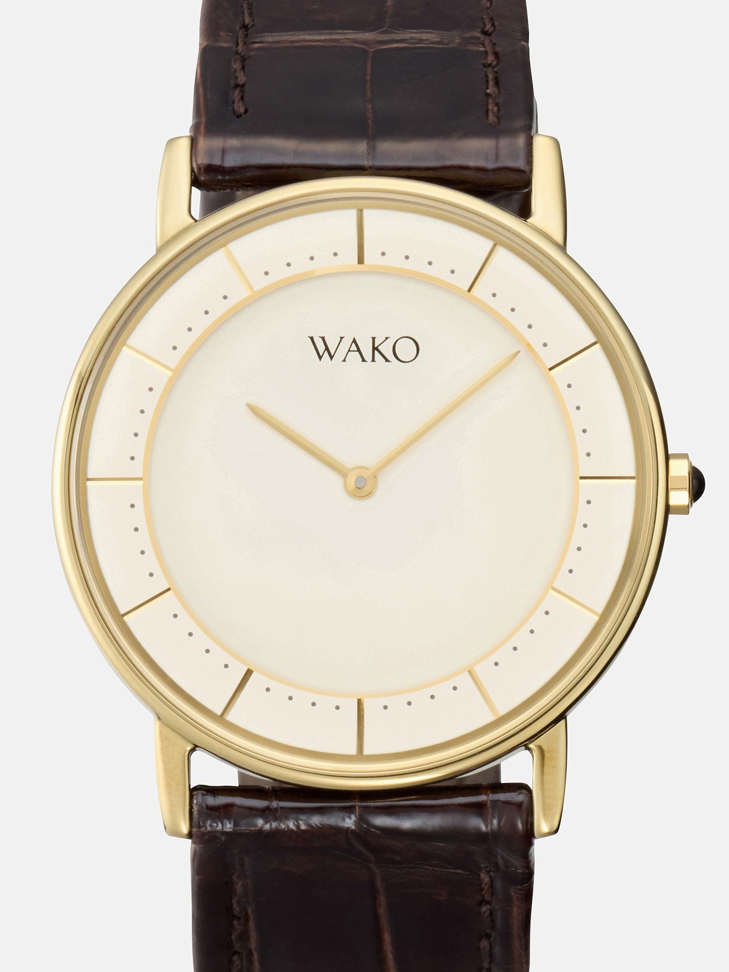 WAKOウオッチ〈紳士用〉 ダークブラウン |メンズ | WAKO公式オンライン
