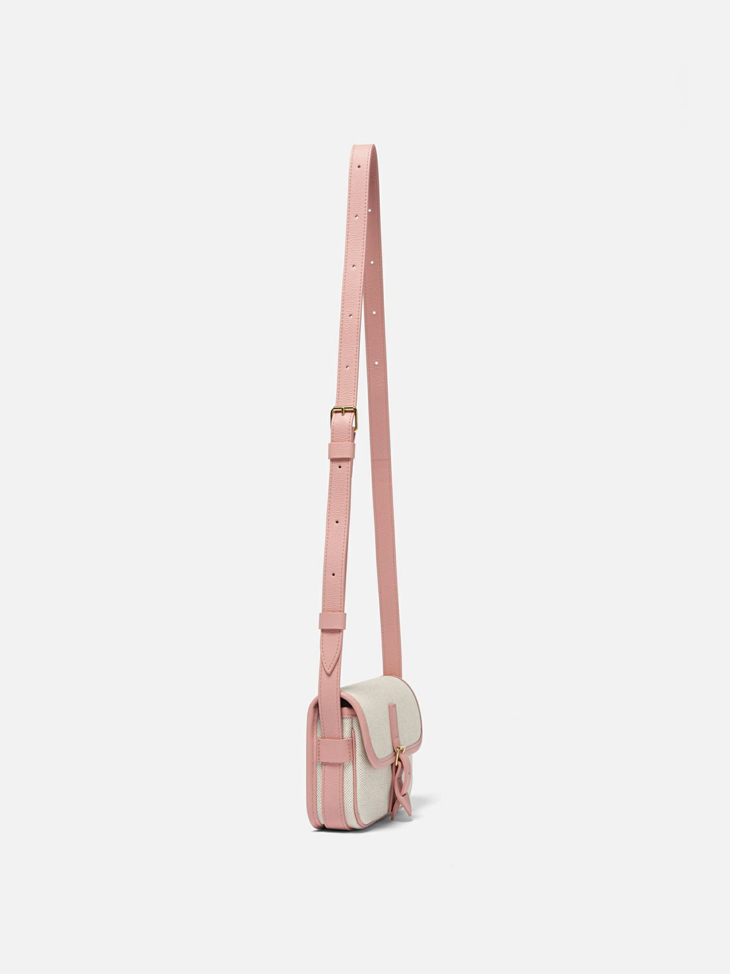 L/UNIFORM N°25 THE BELT BAG ナチュラル×ライトピンク |L UNIFORM