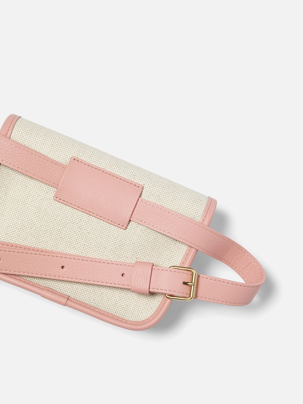L/UNIFORM N°25 THE BELT BAG ナチュラル×ライトピンク |L UNIFORM 【未使用品】U/UNIFORM ベルトバッグ No.25 ショルダーバッグ
