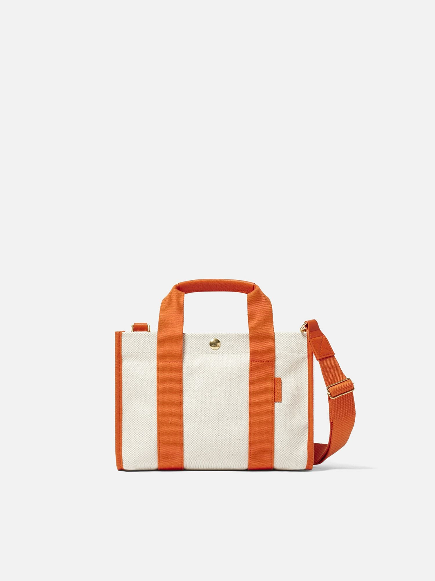 L/UNIFORM N°131 THE MINI PRESS BAG ナチュラル×オレンジ |L UNIFORM