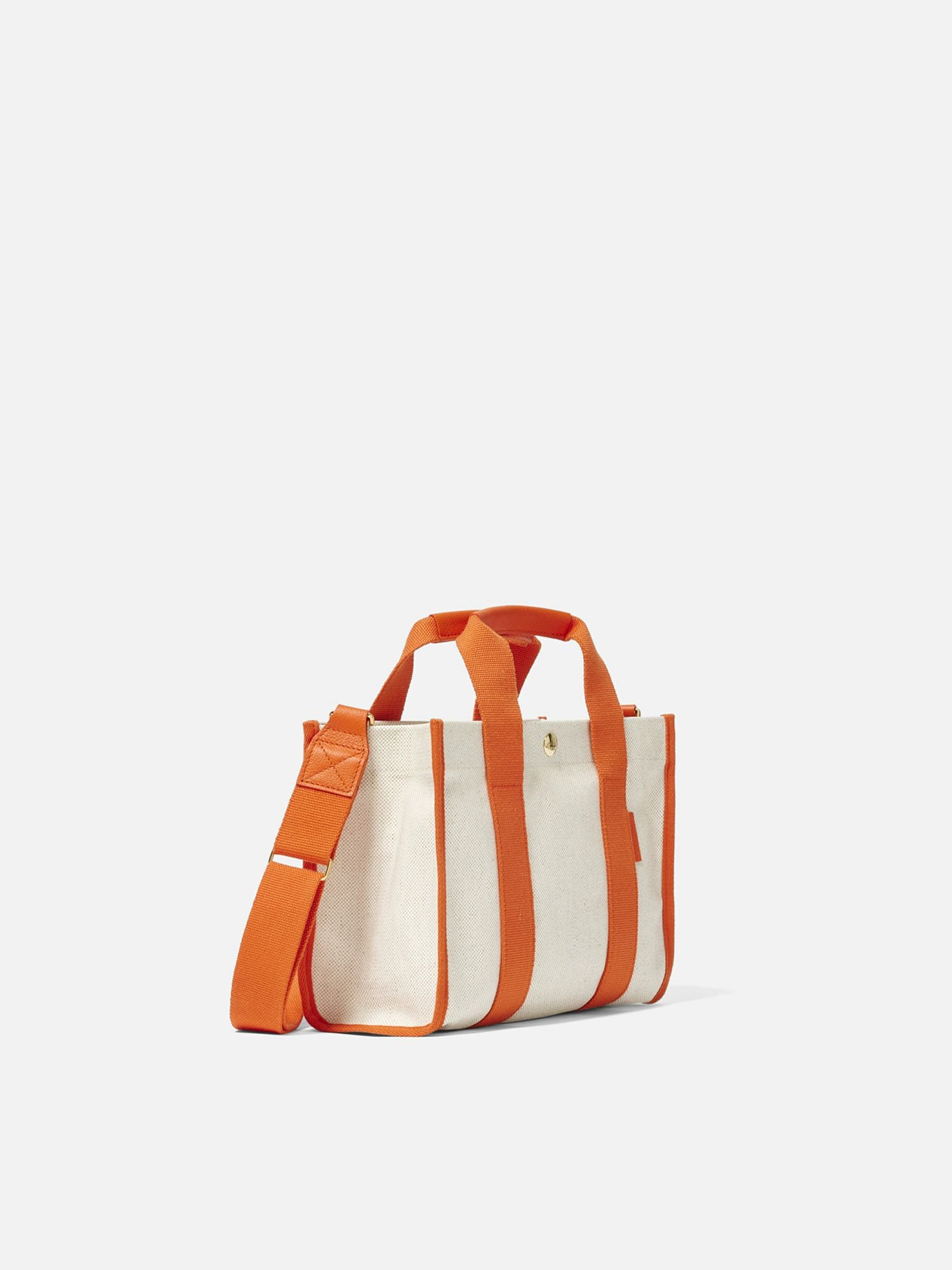 L/UNIFORM N°131 THE MINI PRESS BAG ナチュラル×オレンジ |L UNIFORM