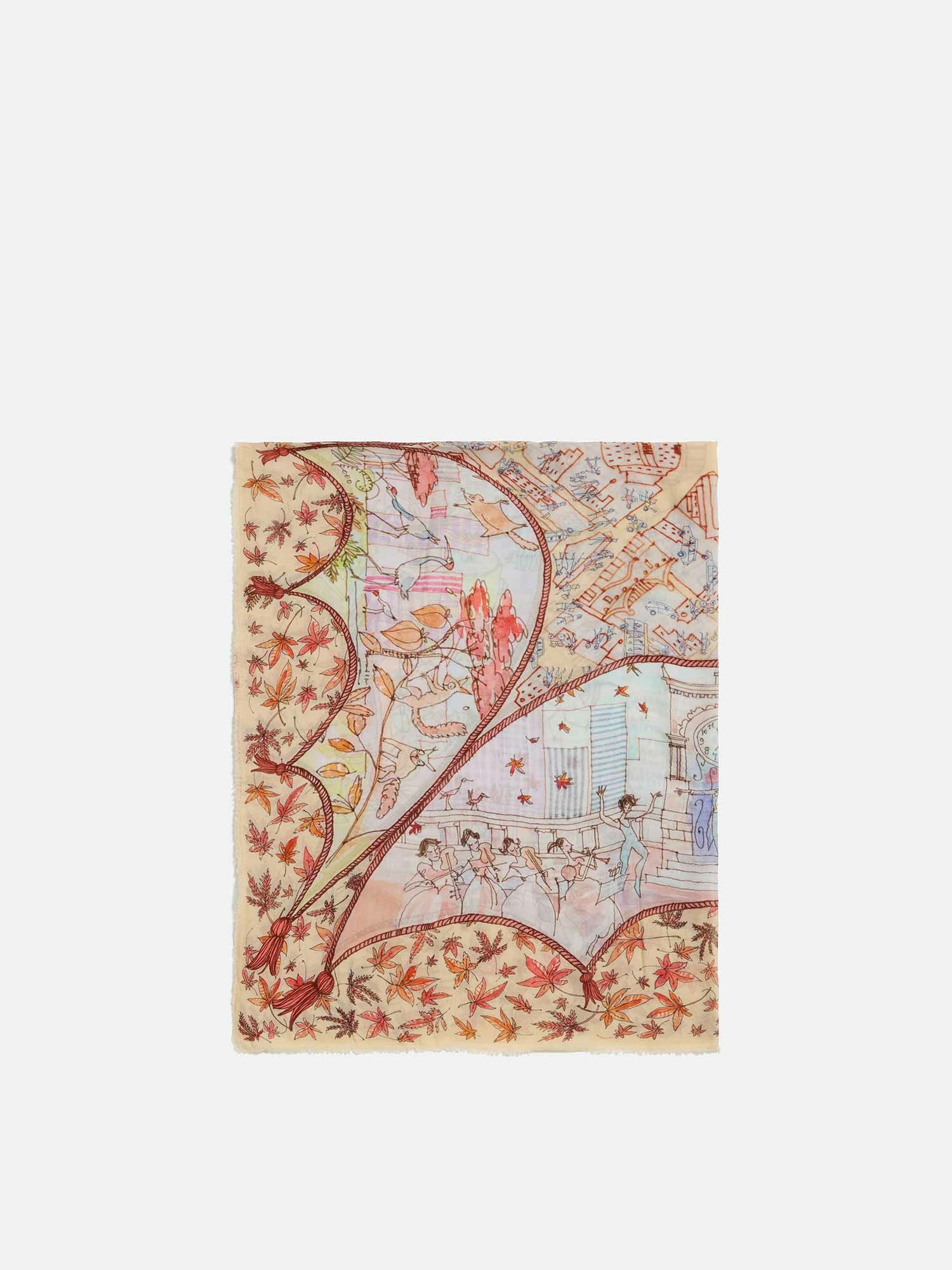 ファリエロ サルティ ストール オレンジ |ストール | WAKO公式