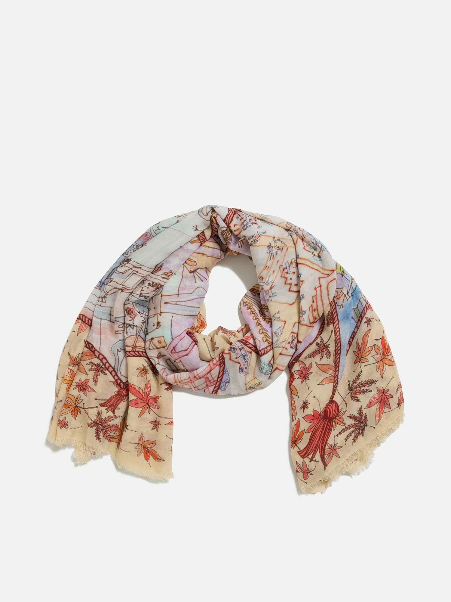 ファリエロ サルティ ストール オレンジ |ストール | WAKO公式