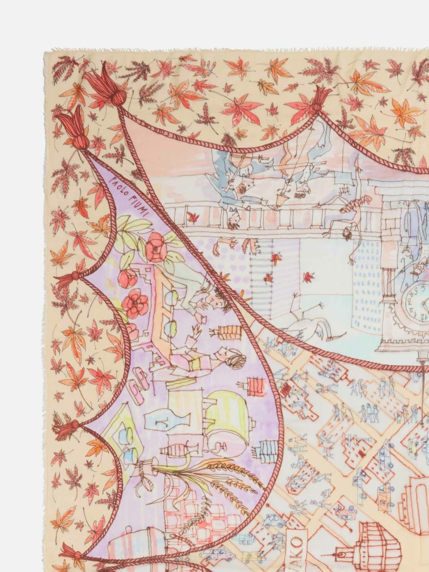 ファリエロ サルティ ストール オレンジ |ストール | WAKO公式