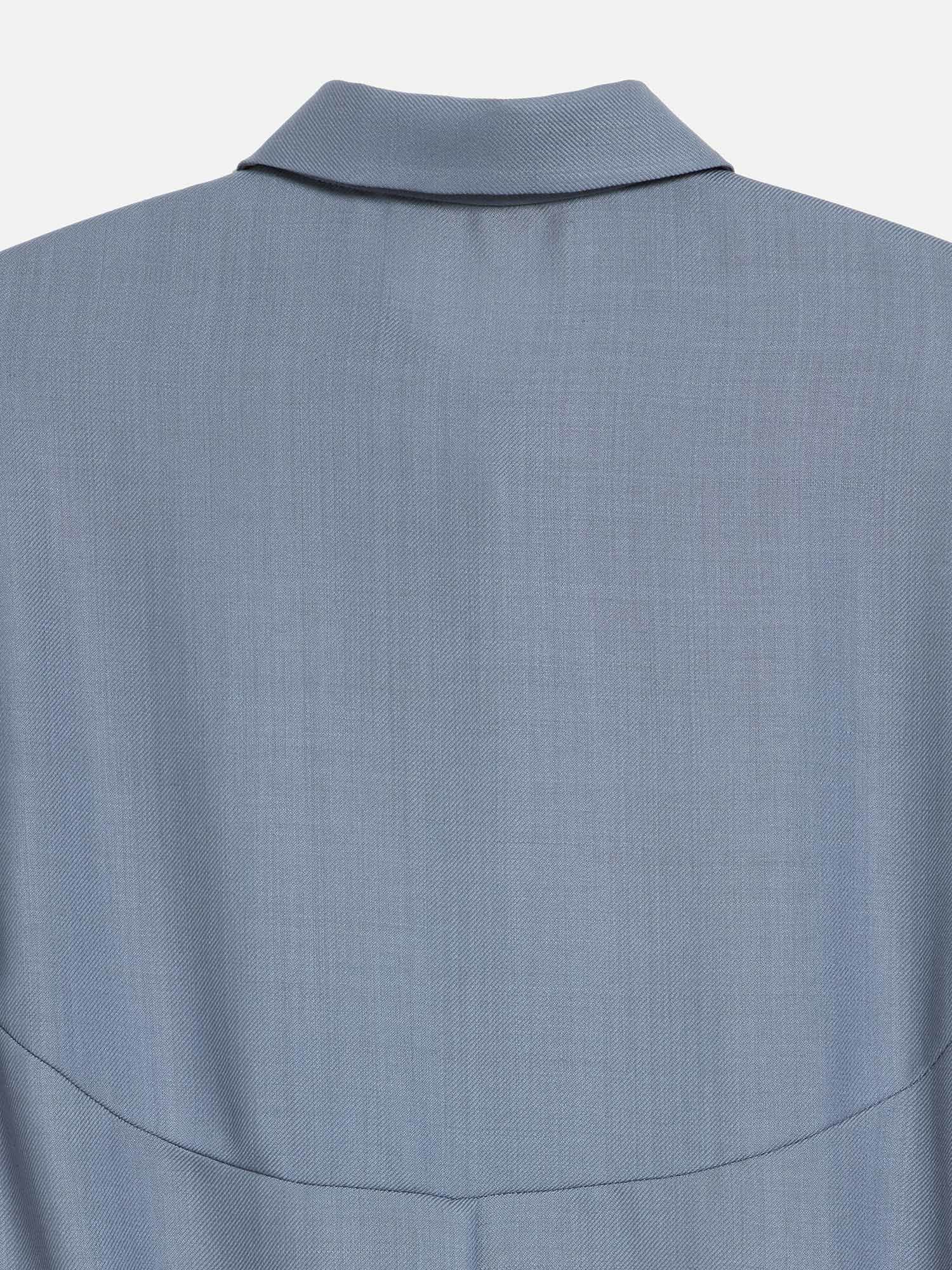 NEW CLOSET ロングシャツワンピース ブルー |NEW CLOSET | WAKO公式