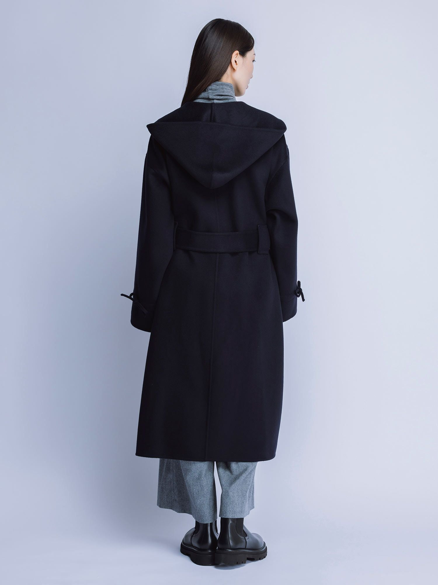 NEW CLOSET リバーフードコート ネイビー |アウター・ジャケット