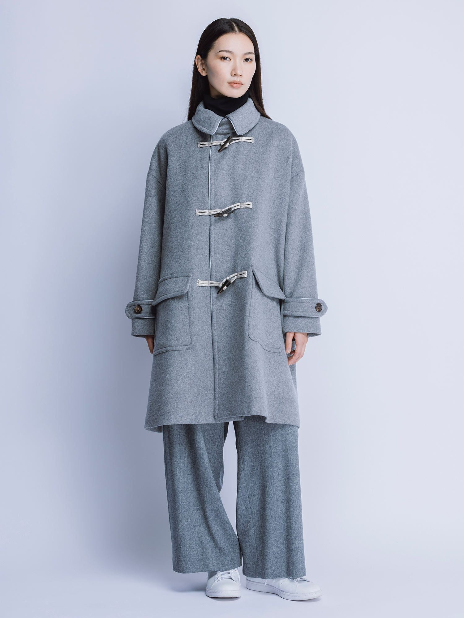 【即購入OK】WAKO 銀座和光　ツイードコート NEW CLOSET ダッフルコート ミディアムグレー |アウター・ジャケット