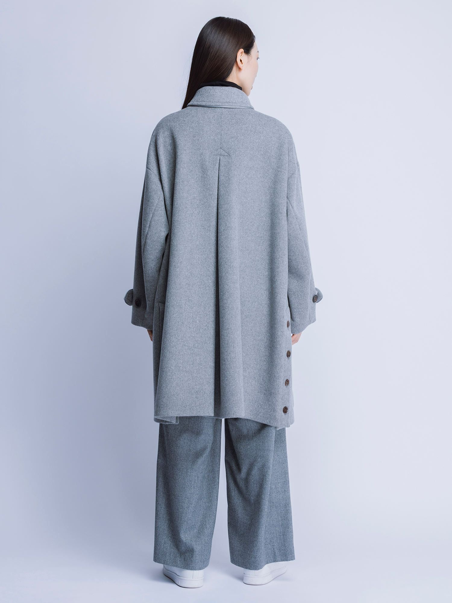 【即購入OK】WAKO 銀座和光　ツイードコート NEW CLOSET ダッフルコート ミディアムグレー |アウター・ジャケット