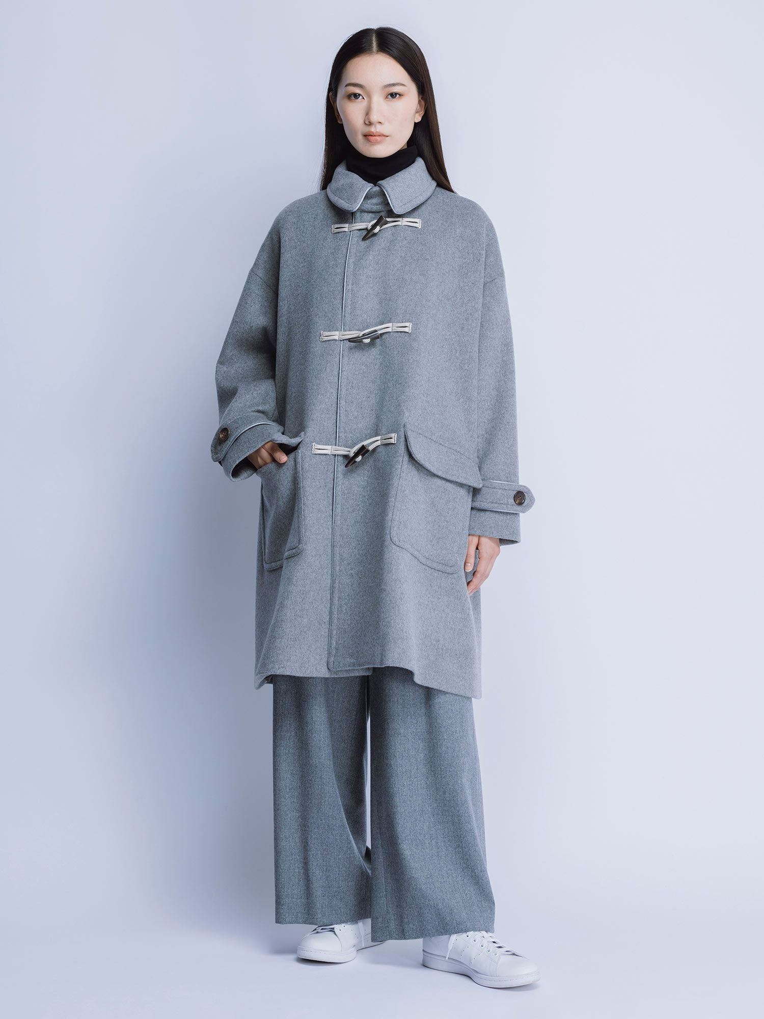 NEW CLOSET ダッフルコート ミディアムグレー |アウター・ジャケット