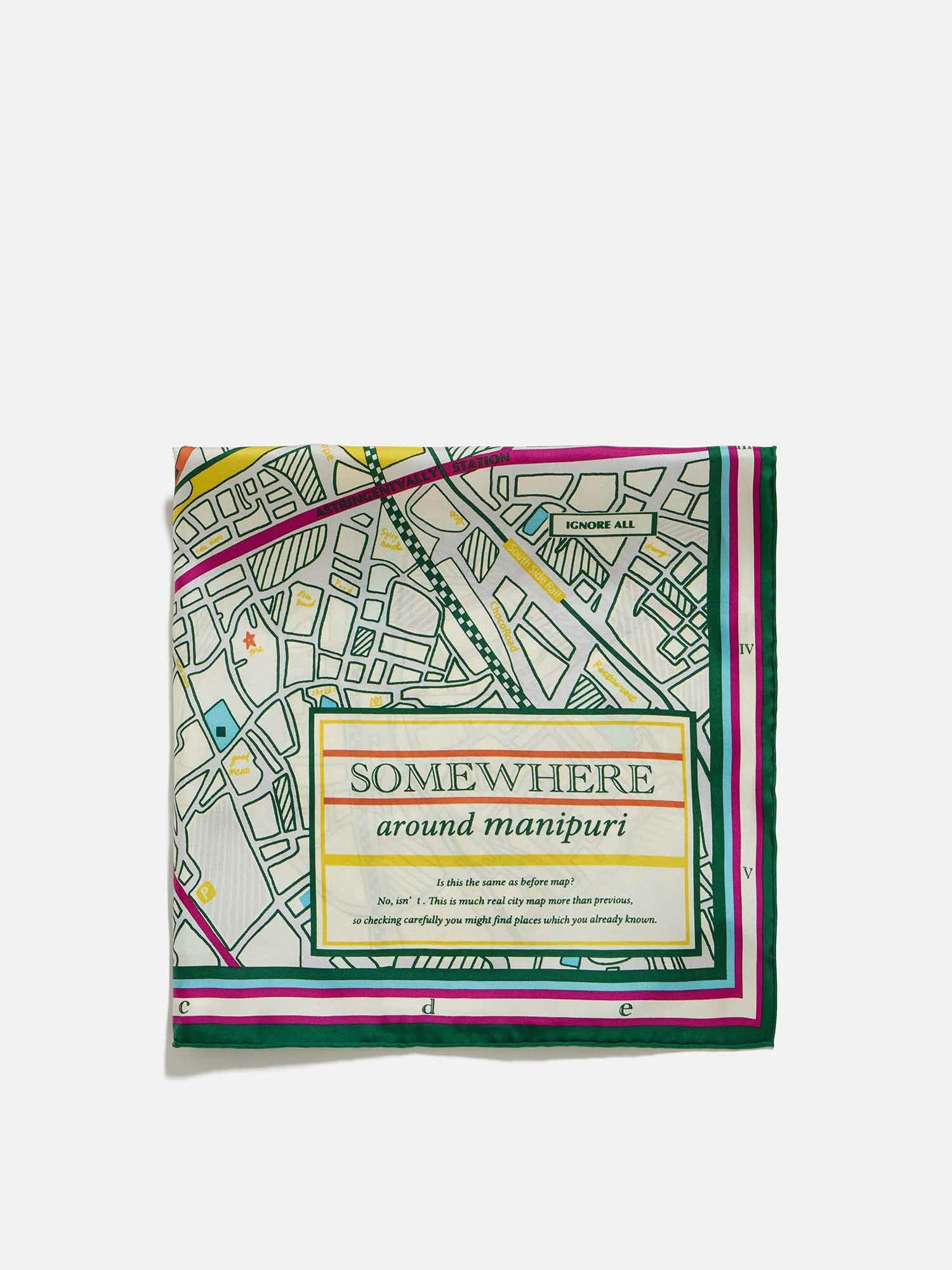 マニプリ スカーフ グリーン |スカーフ | WAKO公式オンライン