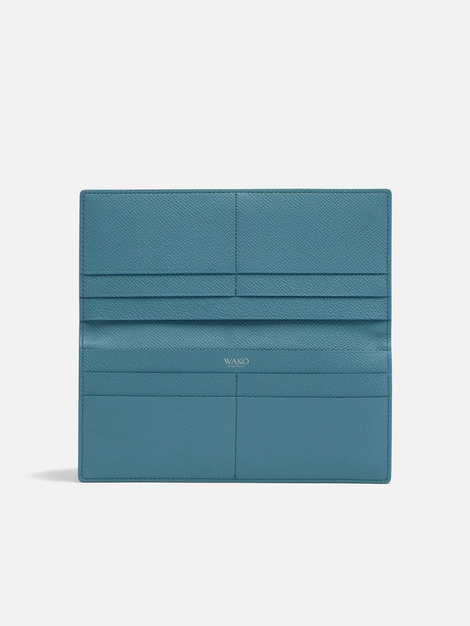 ロングウォレット ライトブルー |長財布 | WAKO公式オンライン
