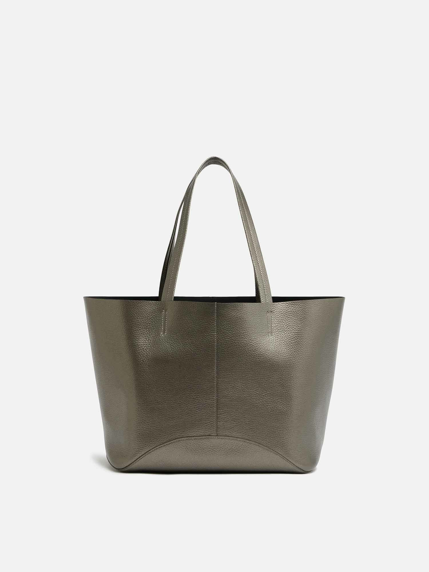 MANACO リバーシブルトートバッグ ピューター |トートバッグ | WAKO