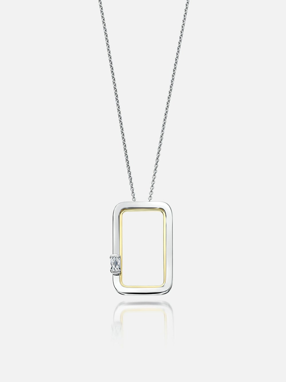 ネックレス〈PT/18KYG アショカダイヤモンド〉