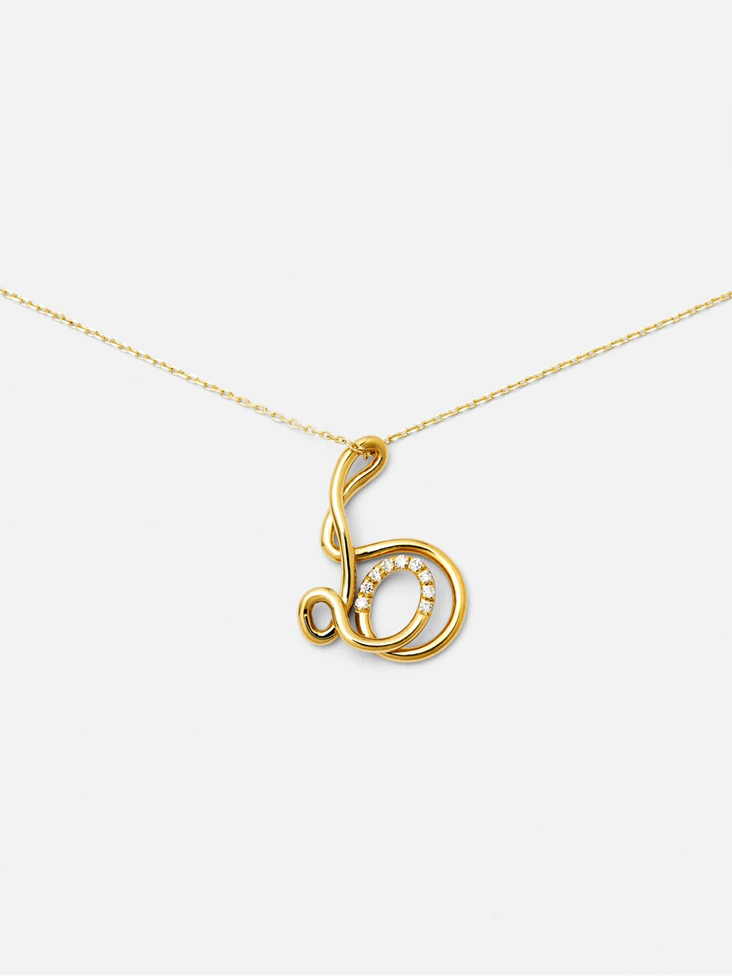 Charlotte CHESNAIS COLLIER LETTRE I ゴールド |Charlotte CHESNAIS