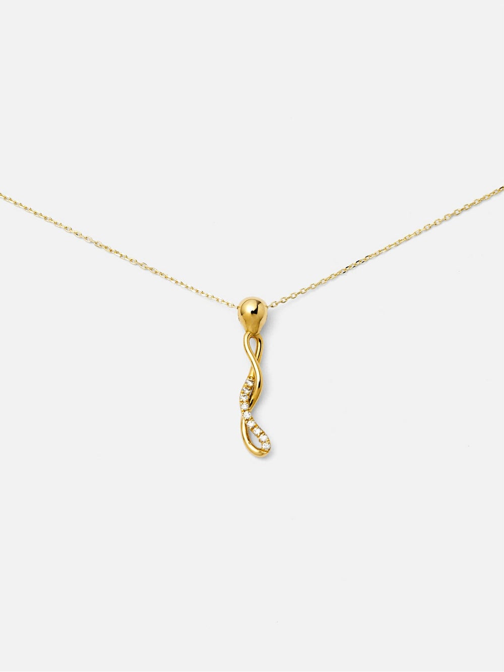 Charlotte CHESNAIS　COLLIER LETTRE I ゴールド
