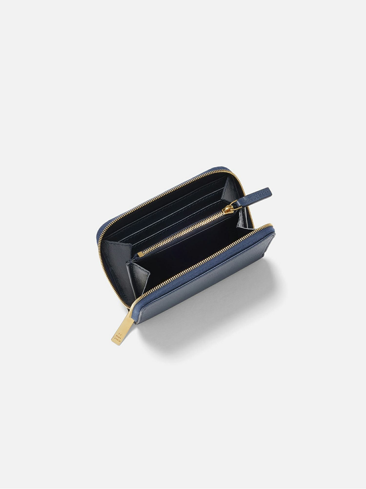 L/UNIFORM NO153 COMPACT WALLET ナチュラル×ネイビー |L UNIFORM