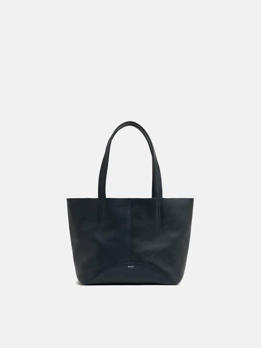MANACOトートバッグ スモール ネイビー