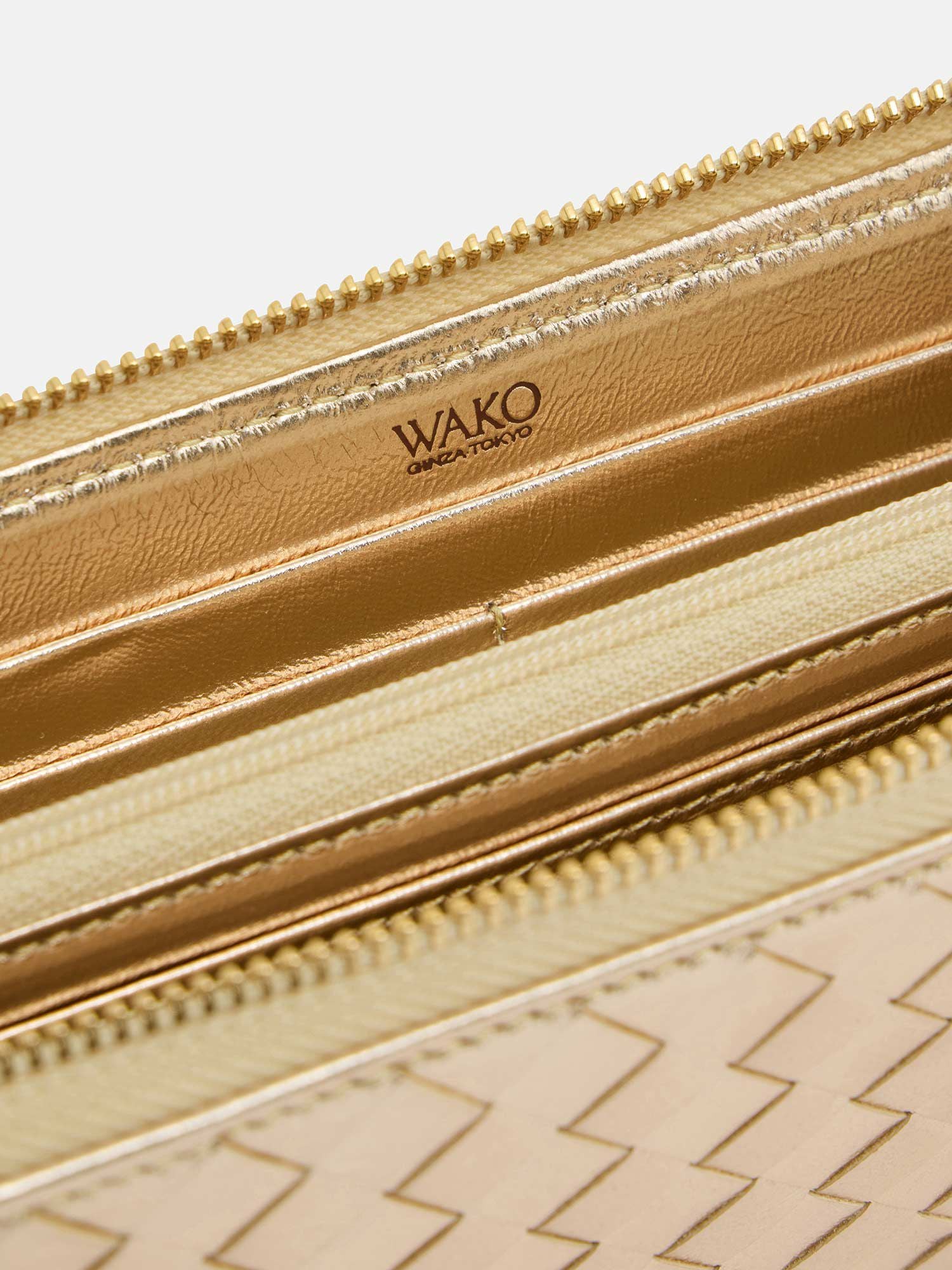 銀座和光　コンパクト財布　ゴールド MANACO ミニウォレット イエロー |折り財布 | WAKO公式オンライン