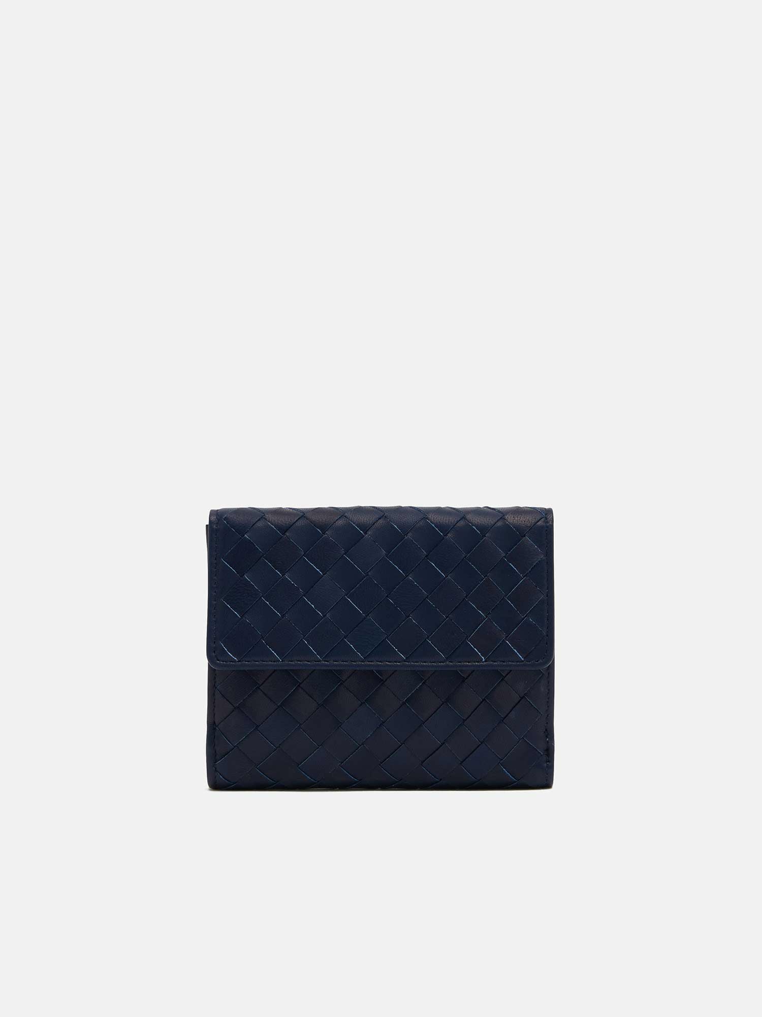 三つ折り財布 ネイビー |折り財布 | WAKO公式オンラインブティック