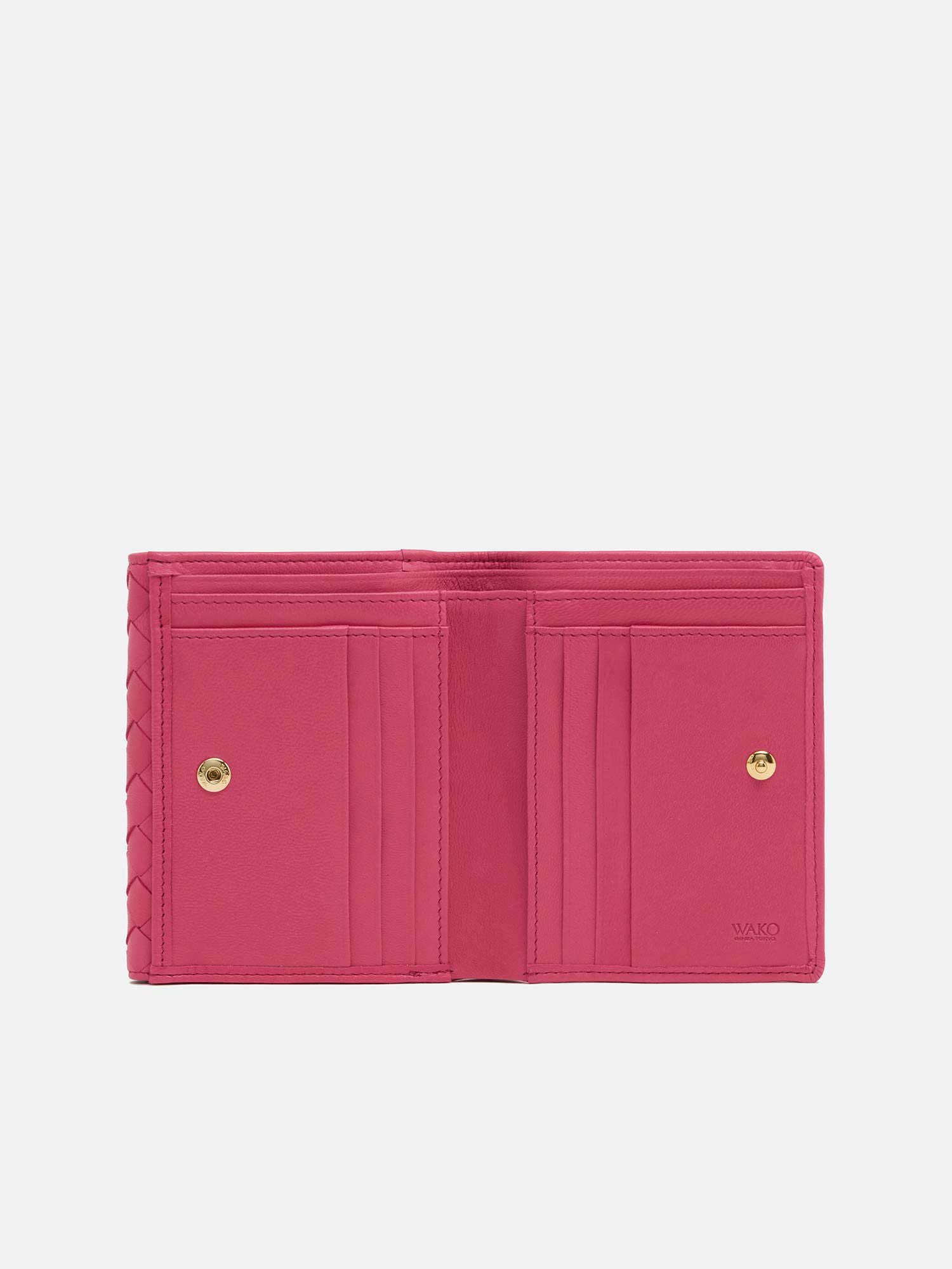 二つ折り財布 ローズ |折り財布 | WAKO公式オンラインブティック