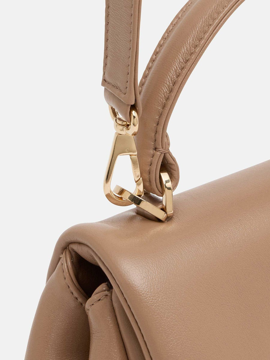 新品 ホースヘアバッグ 三宝 キャメル ハンドバッグ RODO ハンドバッグ 