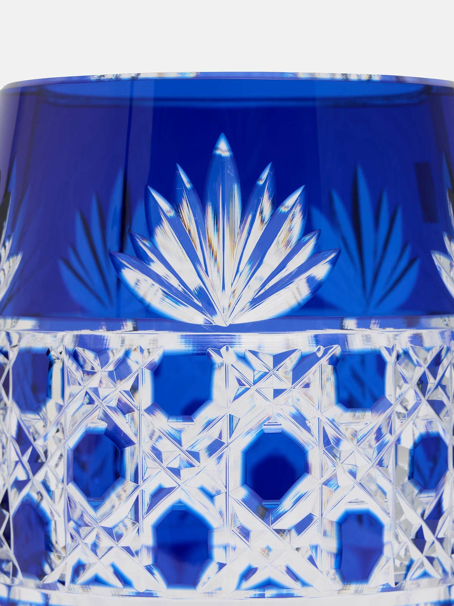 カガミクリスタル 花瓶 笹っ葉に八角籠目紋 |ダイニング | WAKO公式