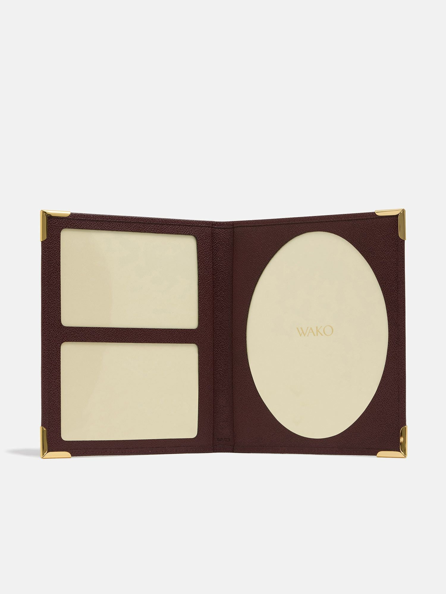二つ折り写真立て ワイン |リビング | WAKO公式オンラインブティック