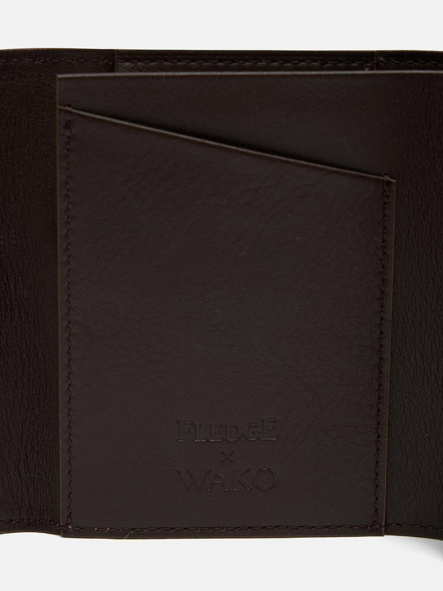 フレッジ×WAKO クロコダイル ミニ財布 アイボリー |折り財布 | WAKO