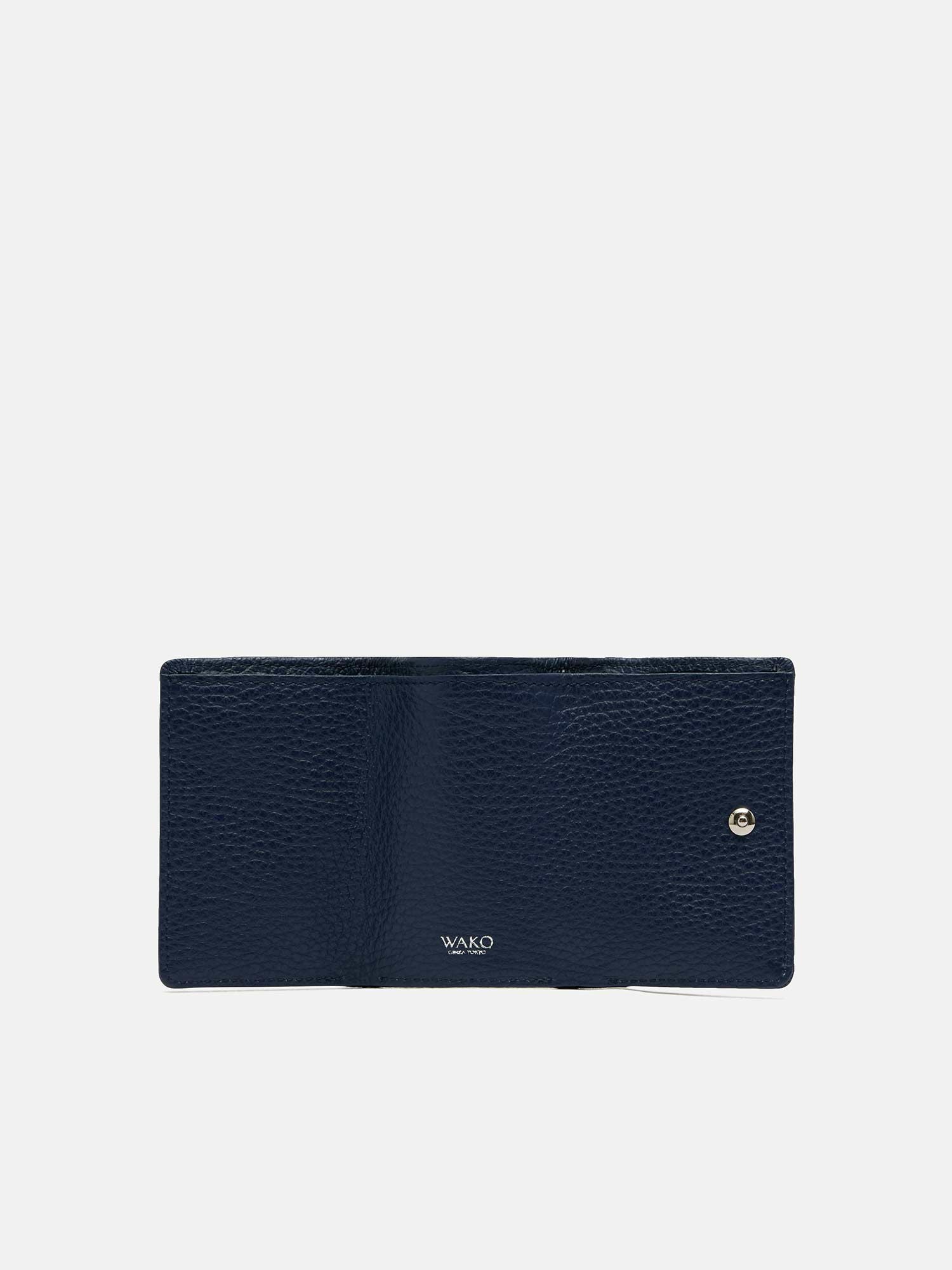 三つ折り財布 ネイビー |折り財布 | WAKO公式オンラインブティック