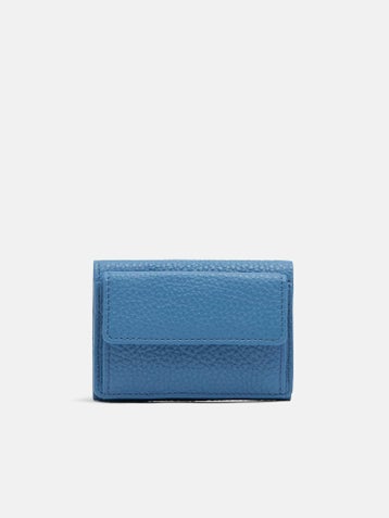 三つ折り財布 ライトブルー |折り財布 | WAKO公式オンラインブティック 