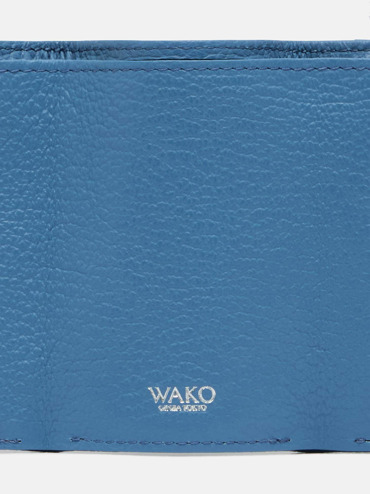 三つ折り財布 ライトブルー |折り財布 | WAKO公式オンラインブティック