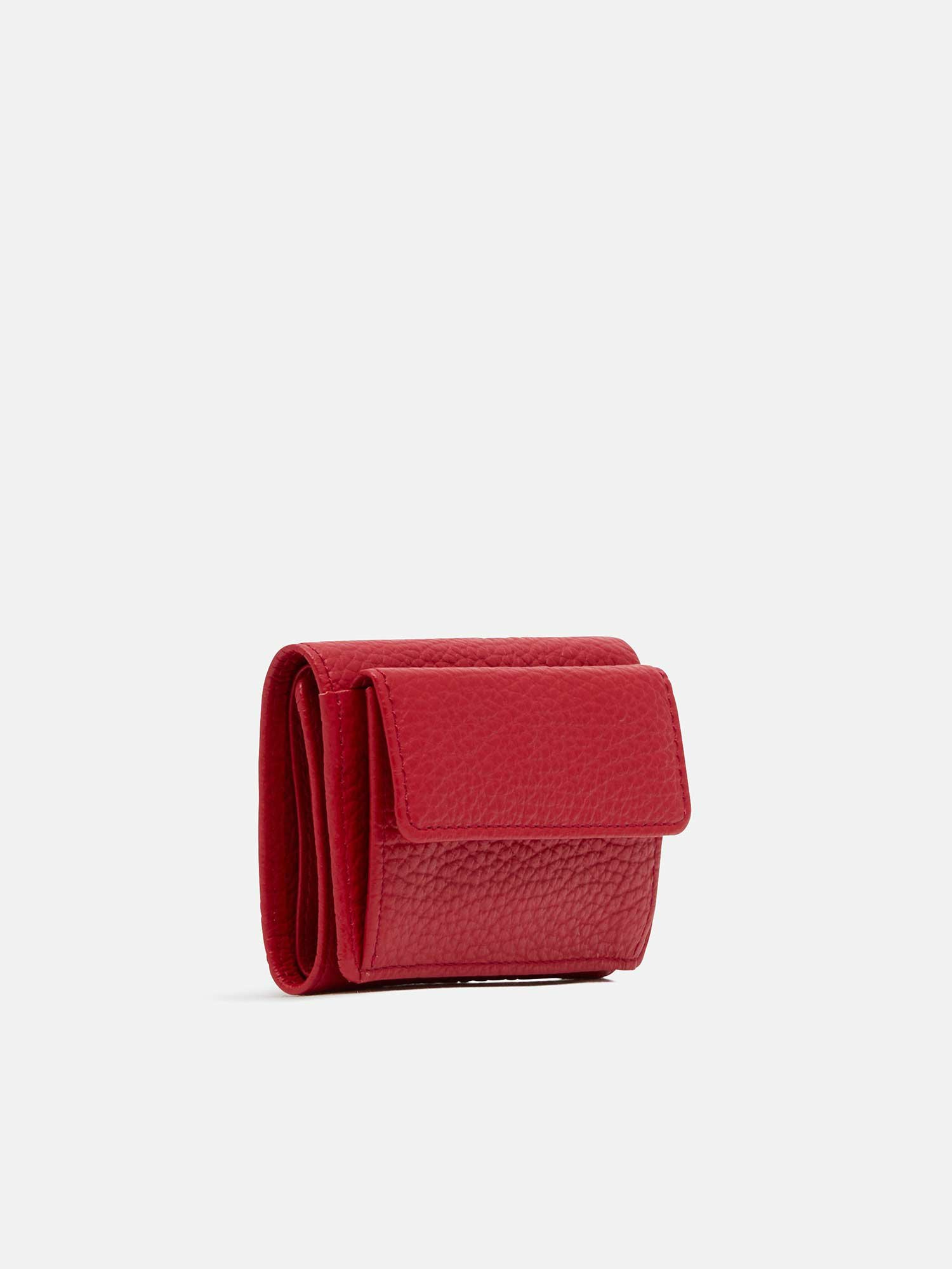 三つ折り財布 レッド |折り財布 | WAKO公式オンラインブティック