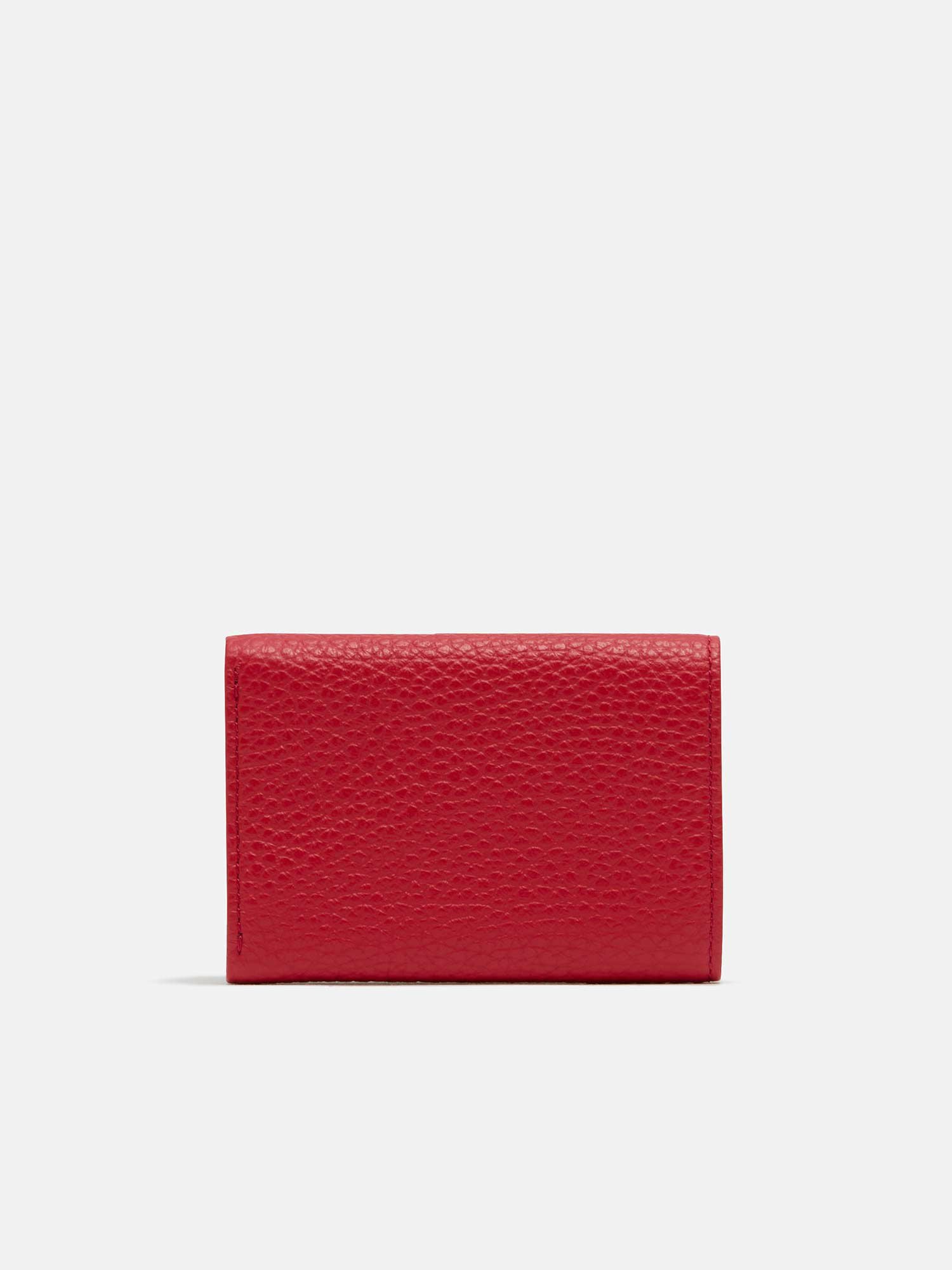 三つ折り財布 レッド |折り財布 | WAKO公式オンラインブティック