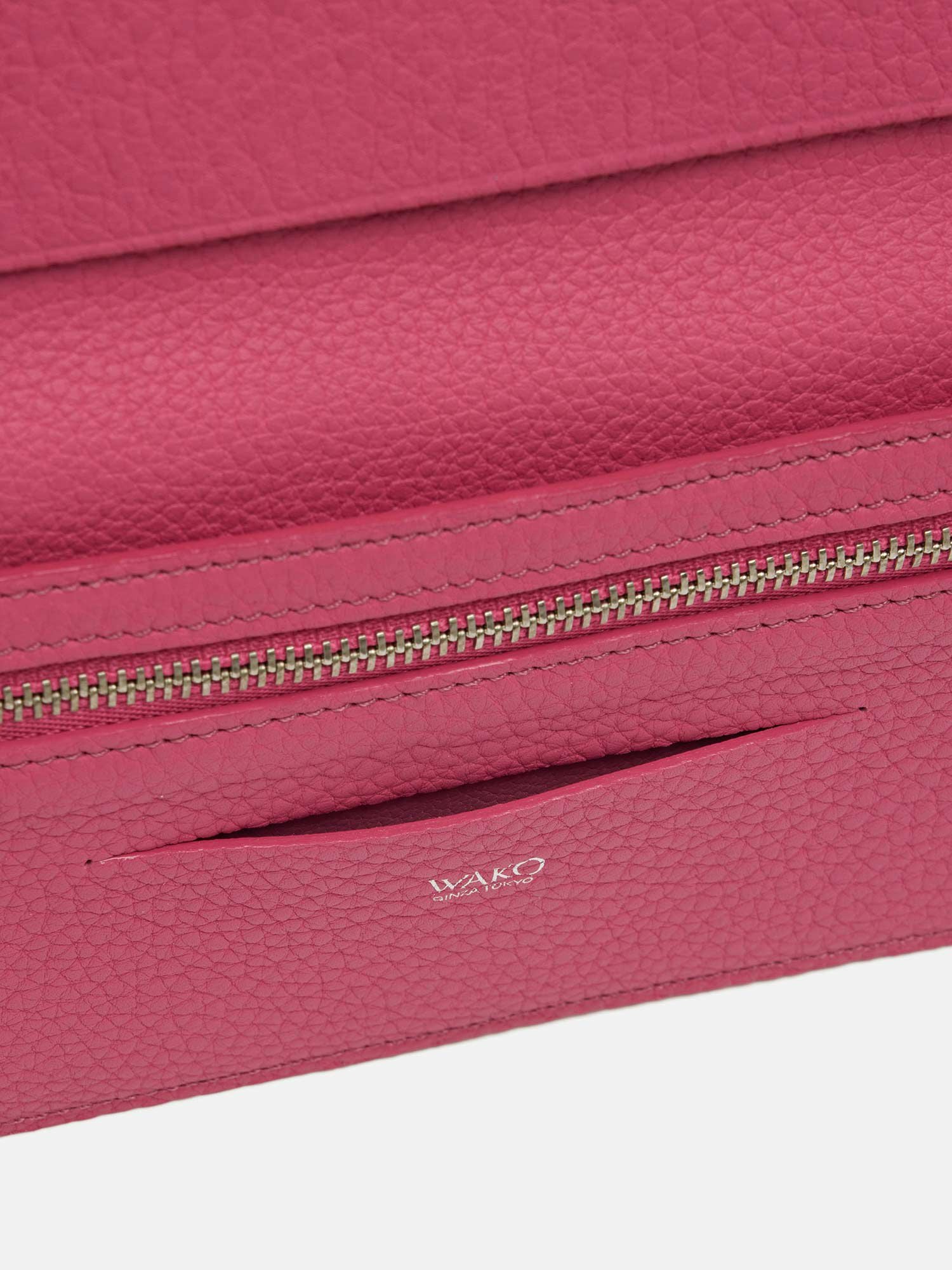 WAKO 和光 ☆ レザー ラウンドジッパー 長財布 ピンク 財布 銀座和光 長財布 ピンク |長財布 | WAKO公式オンラインブティック | 銀座・和光