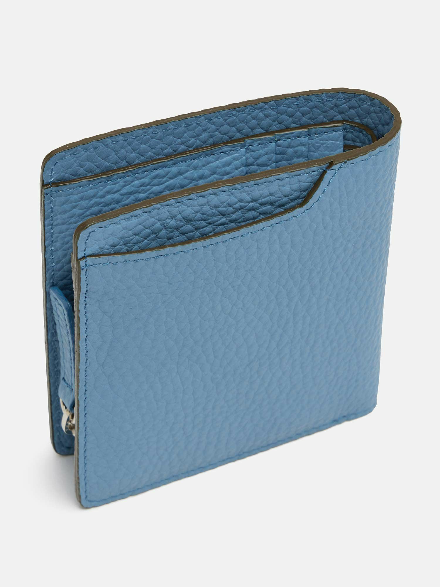 二つ折り財布 ライトブルー |折り財布 | WAKO公式オンラインブティック