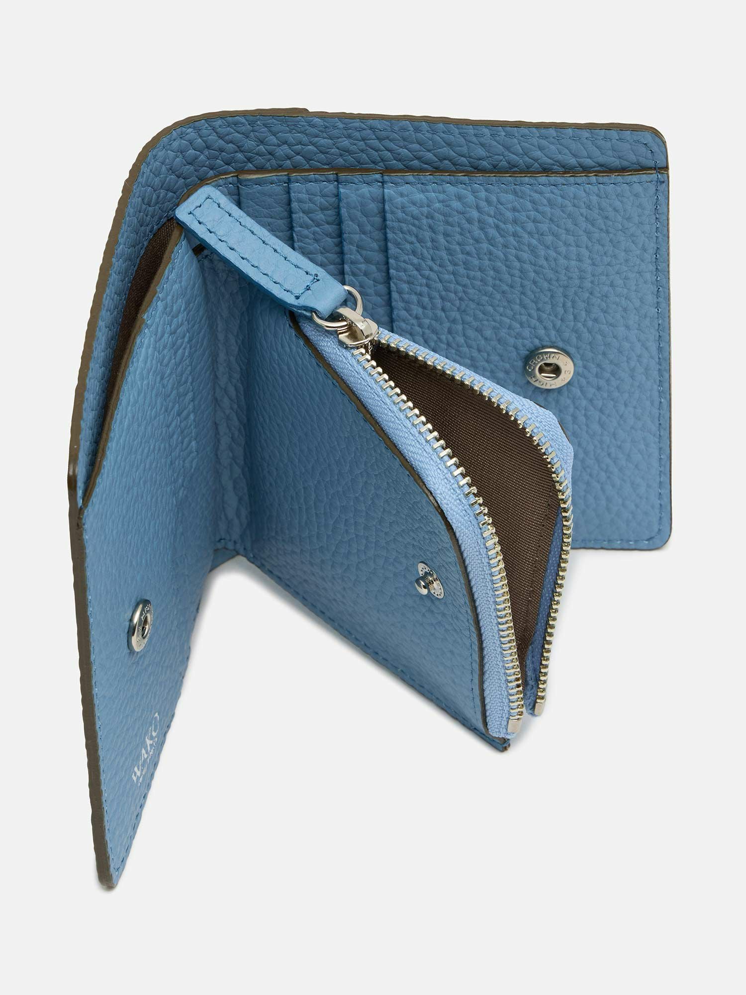 二つ折り財布 ライトブルー |折り財布 | WAKO公式オンラインブティック