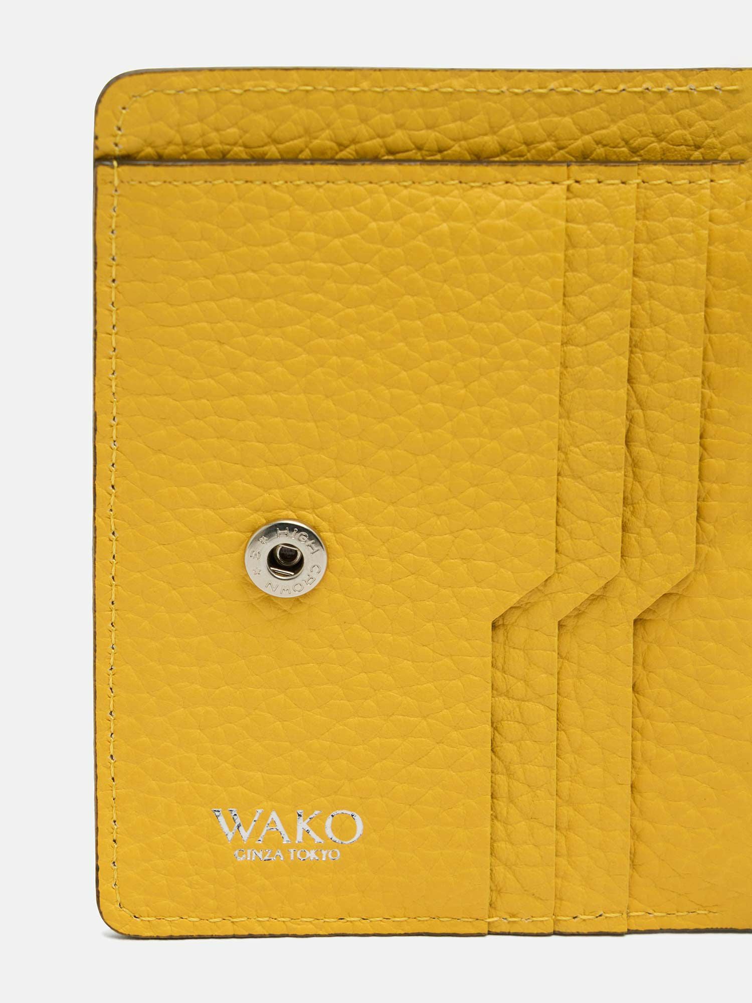 二つ折り財布 イエロー |折り財布 | WAKO公式オンラインブティック