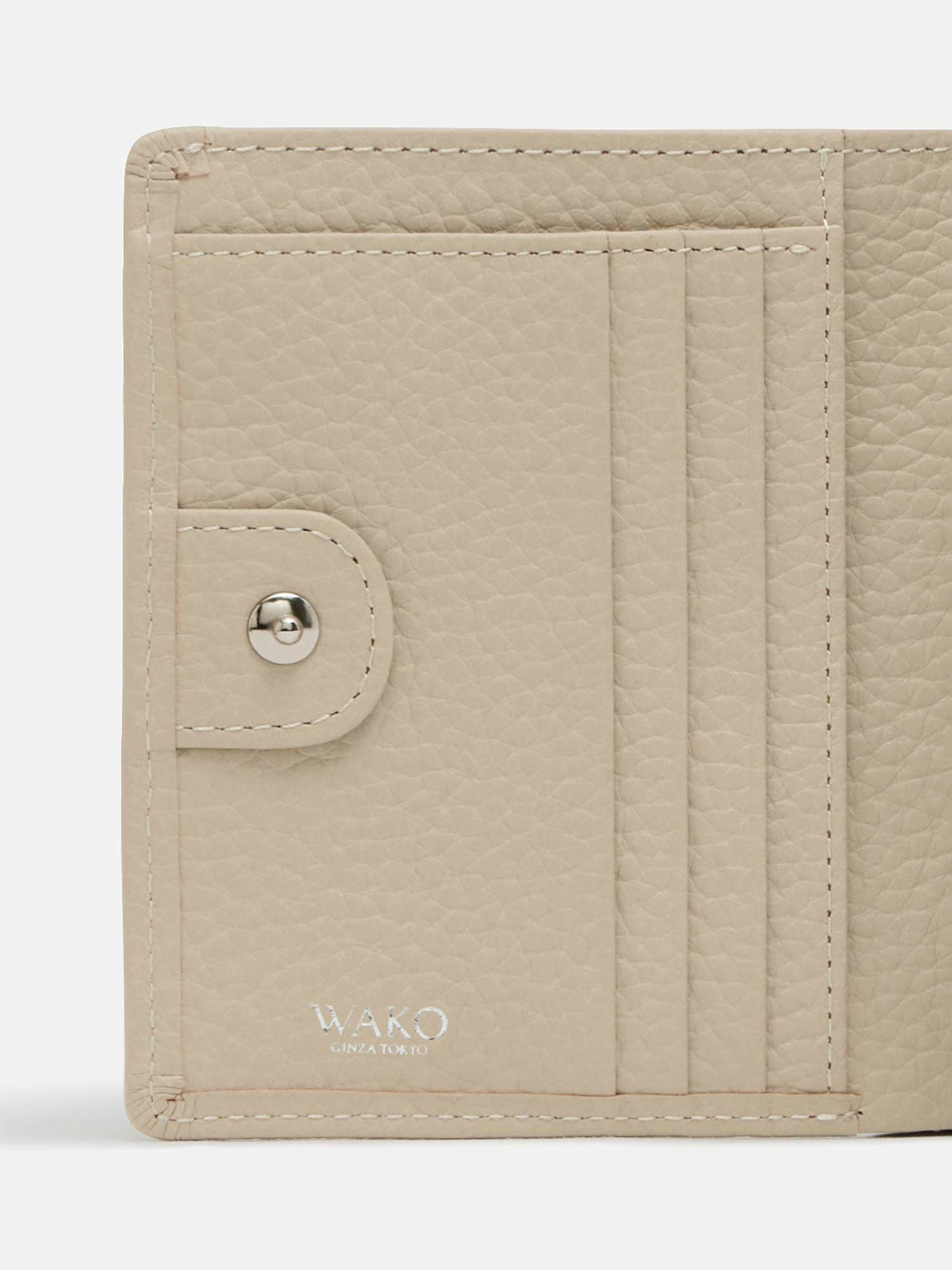 二つ折り財布 ベージュ |折り財布 | WAKO公式オンラインブティック
