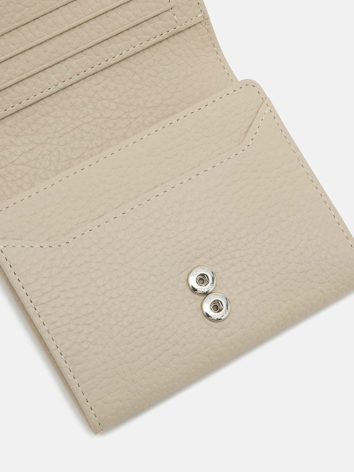 二つ折り財布 ベージュ |折り財布 | WAKO公式オンラインブティック