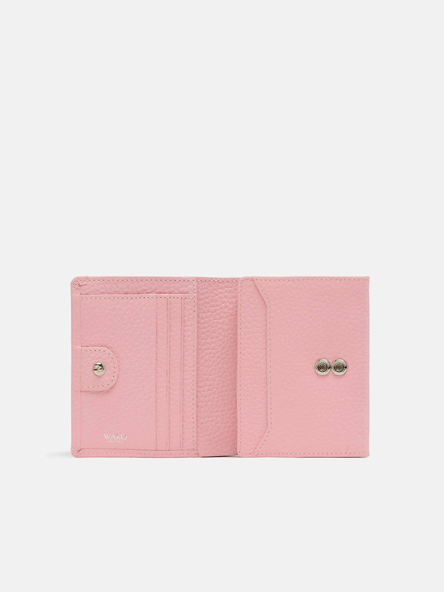 二つ折り財布 パステルピンク |折り財布 | WAKO公式オンライン