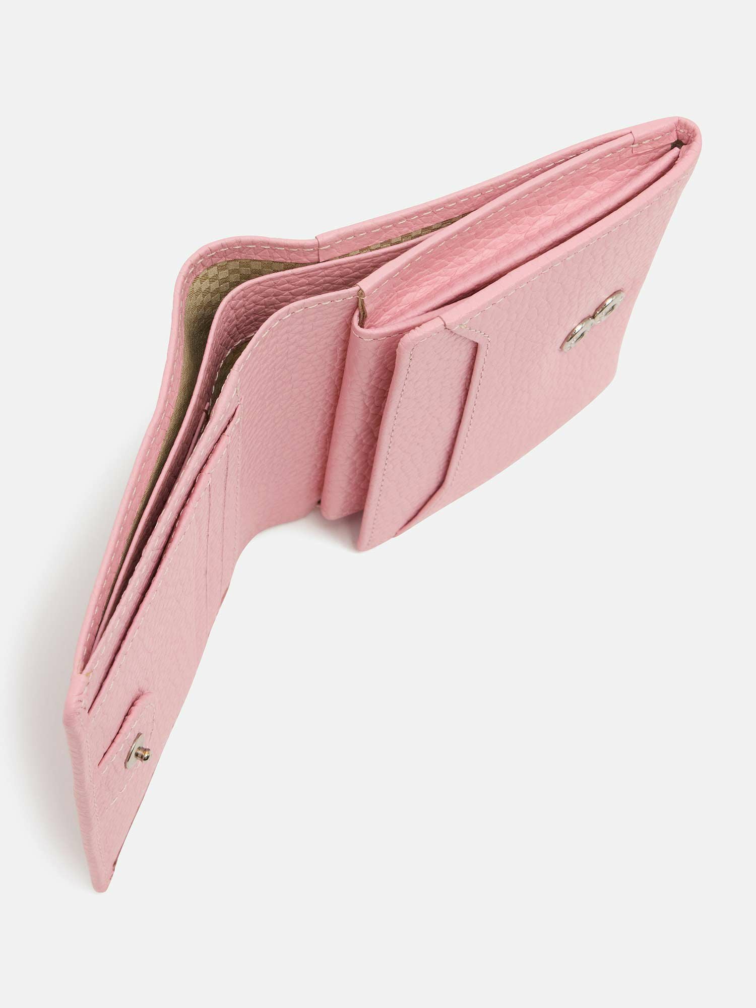 二つ折り財布 パステルピンク |折り財布 | WAKO公式オンライン