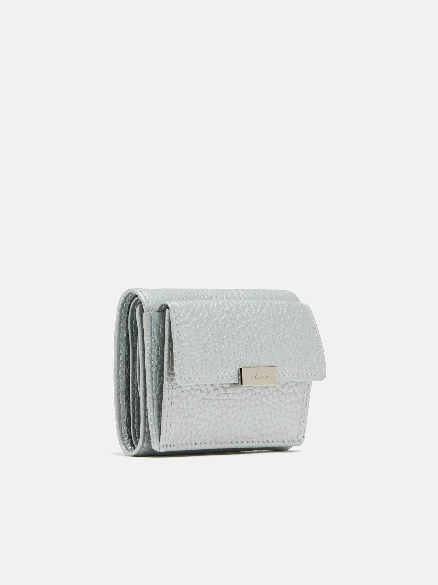 三つ折り財布 シルバー |折り財布 | WAKO公式オンラインブティック