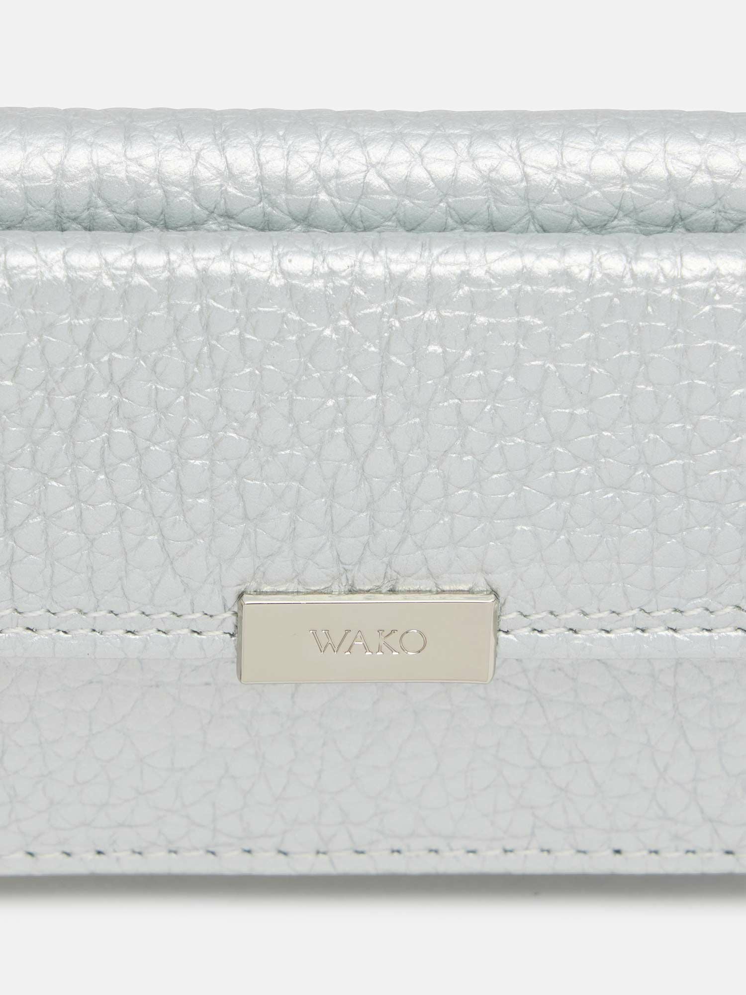 三つ折り財布 シルバー |折り財布 | WAKO公式オンラインブティック