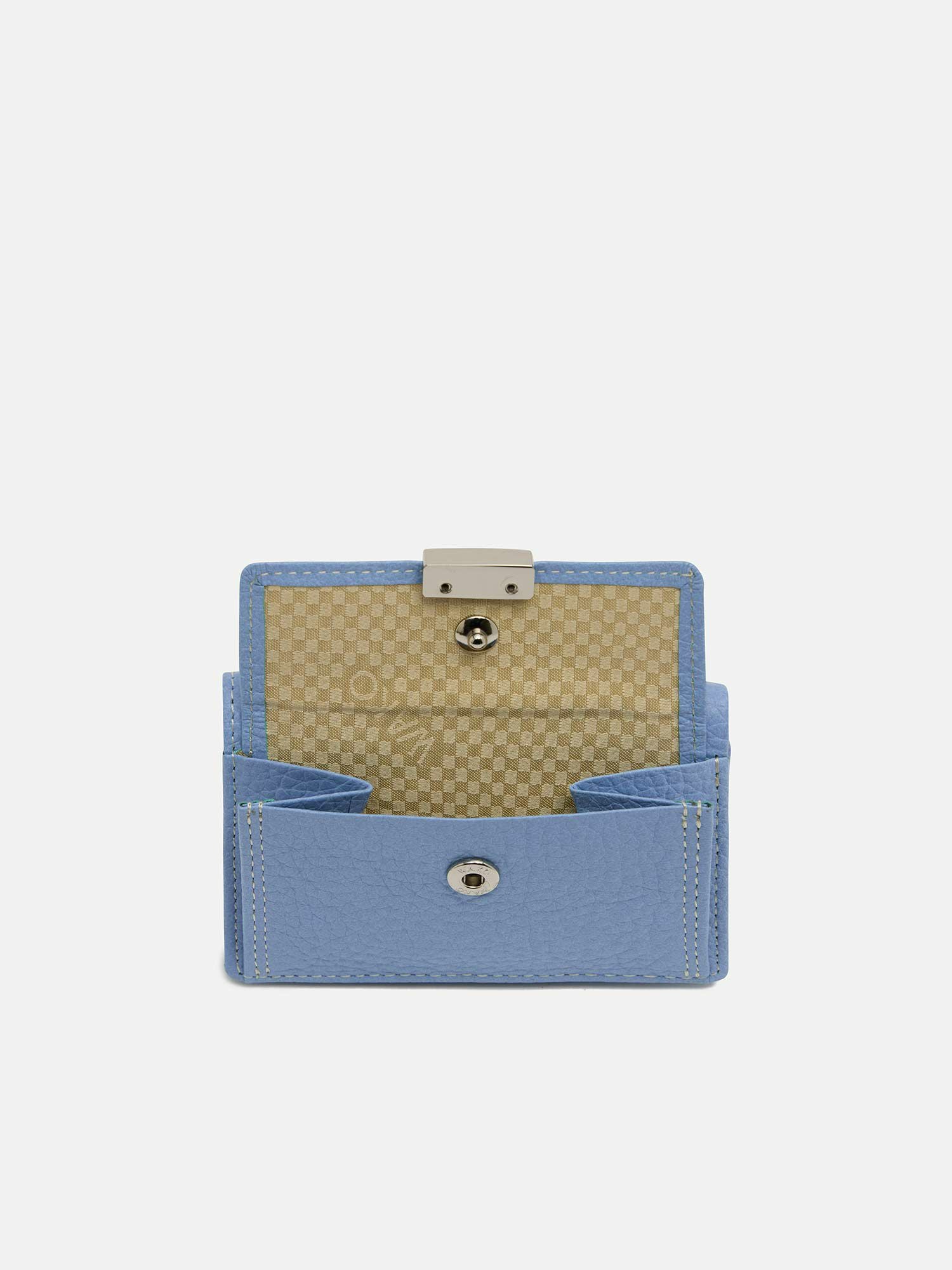 三つ折り財布 ライトブルー |折り財布 | WAKO公式オンラインブティック