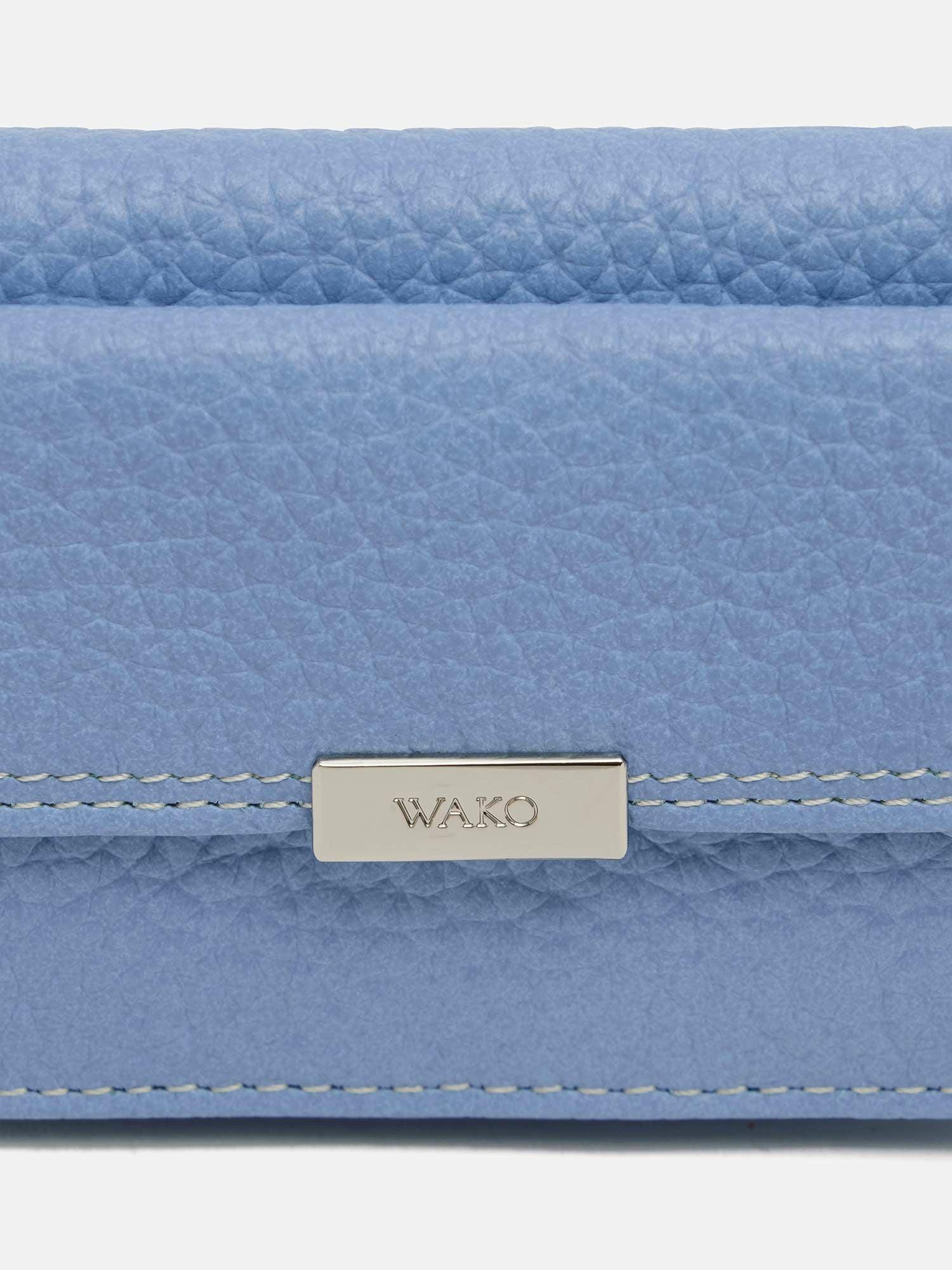 三つ折り財布 ライトブルー |折り財布 | WAKO公式オンラインブティック