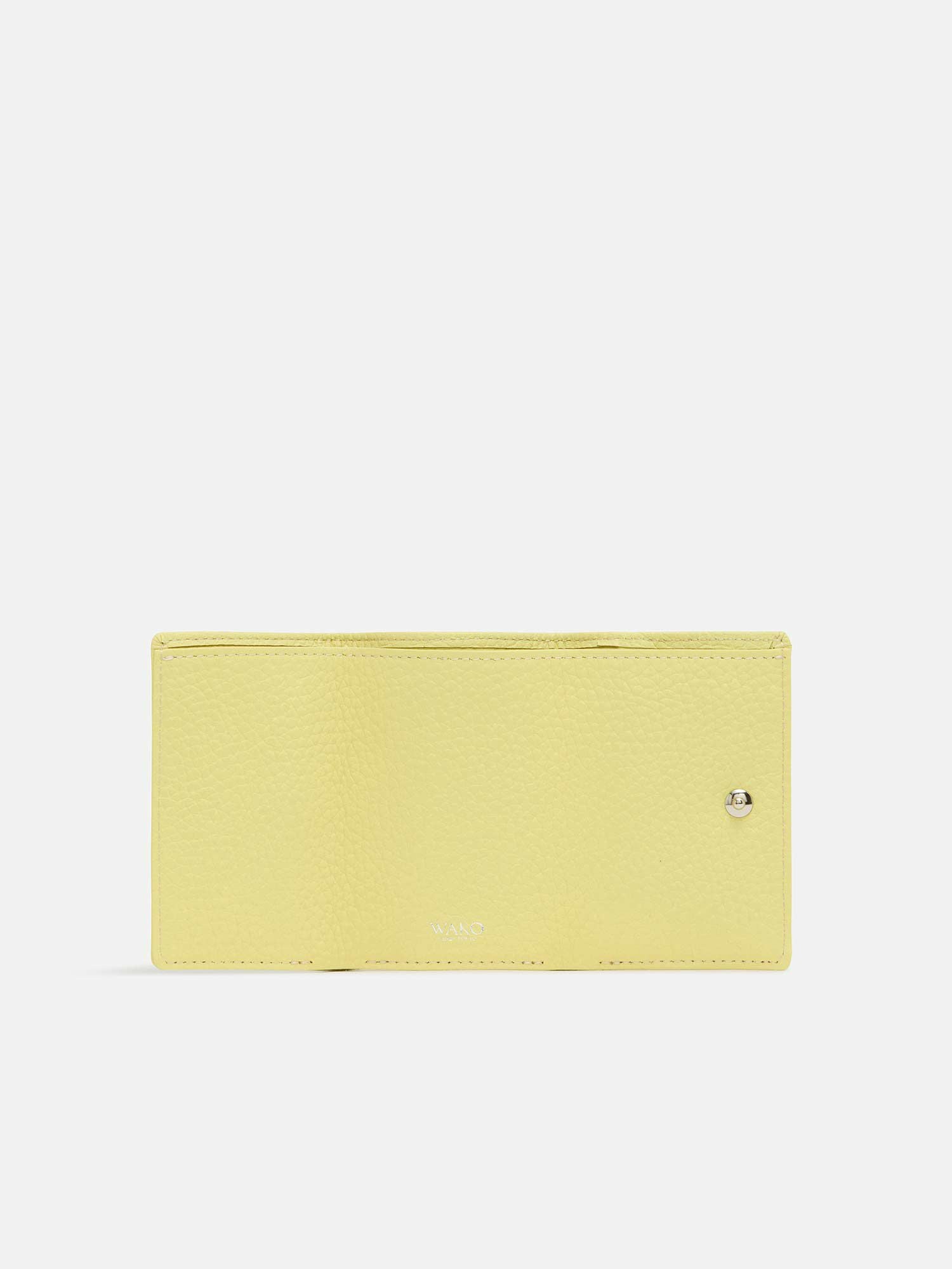 三つ折り財布 イエロー |折り財布 | WAKO公式オンラインブティック