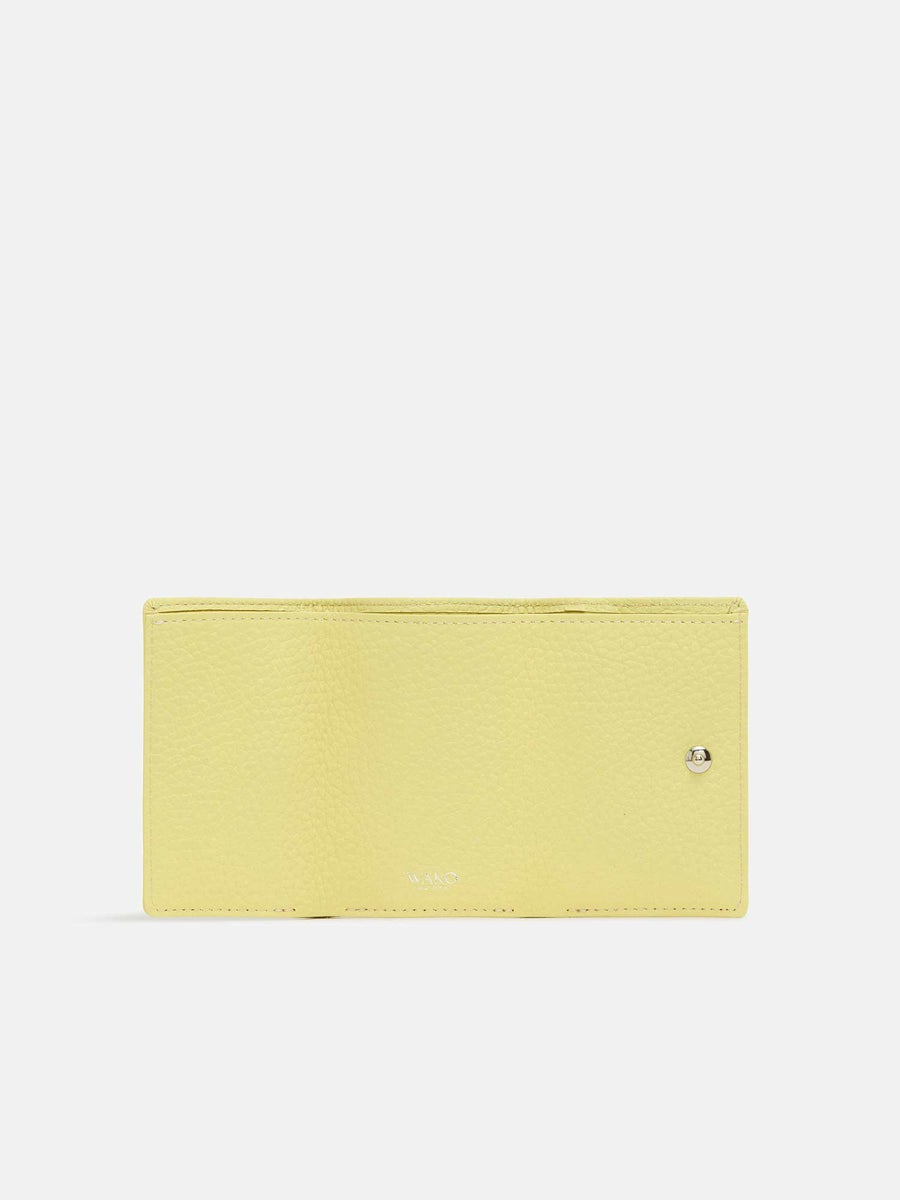三つ折り財布 イエロー |折り財布 | WAKO公式オンラインブティック