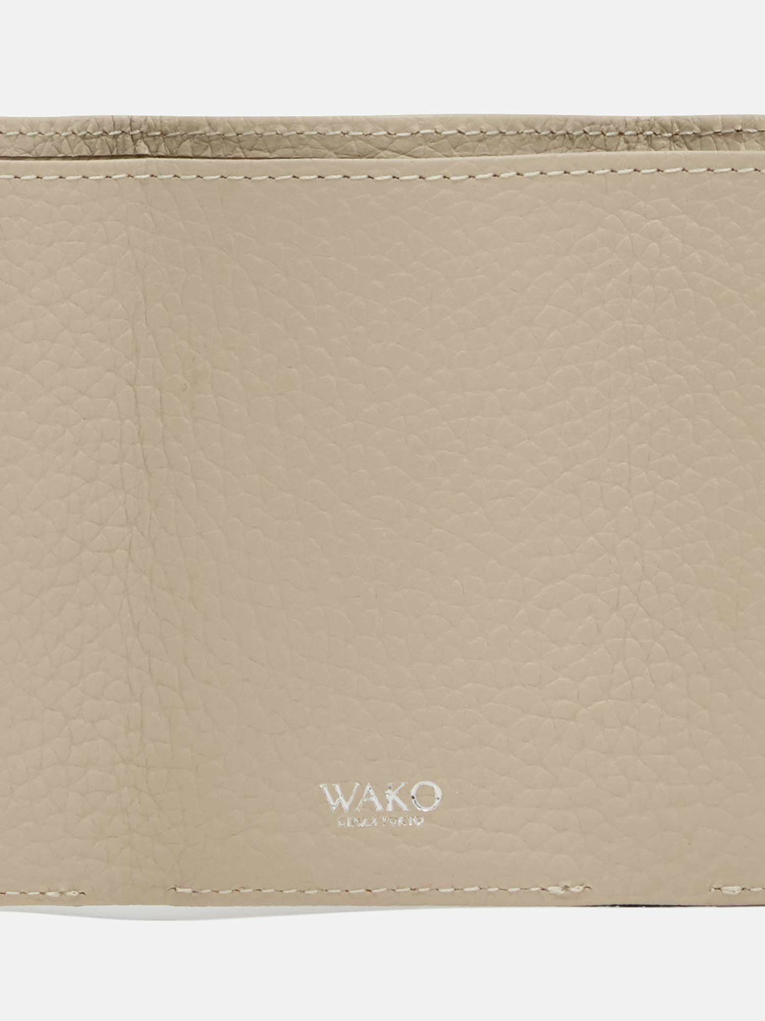 【美品】WAKO 銀座和光　レザー　三つ折り財布　ミニ財布 三つ折り財布 ネイビー |折り財布 | WAKO公式オンラインブティック